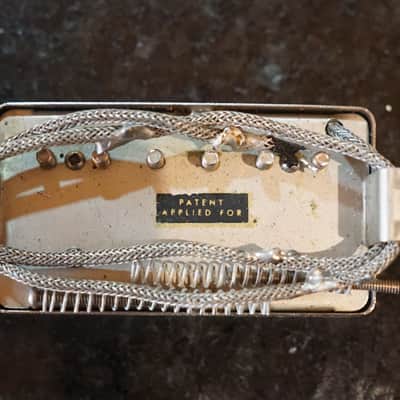1959 1960 Gibson Original SEALED nickel Double White Cream Gibson PAF Patent Applied For humbuckers image 3