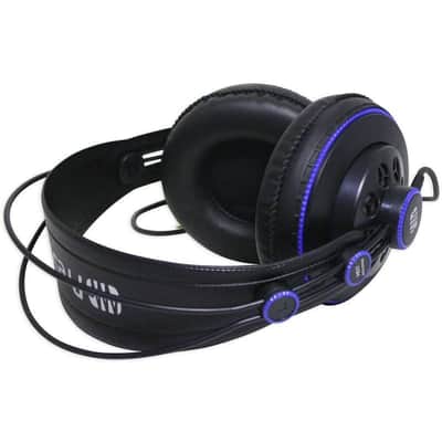 PreSonus HD7 Professional On-Ear Monitoring Headphones - Black/Blue image 2