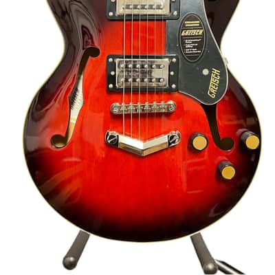 Gretsch G2655 Streamliner Center Block Jr. Double-Cut with V-Stoptail, BT-3S Pickups 2024 - Present - Claret Burst image 2