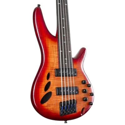 Ibanez SRD905F-BTL Brown Topaz Burst Low Gloss - 5-String Electric Bass image 6