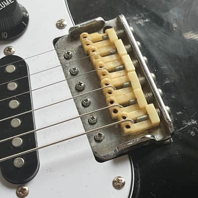 1975 Greco Stratocaster ... Khruangbin Mark Speer WIRING + NYLON Saddles + FLAME MAPLE NECK + Unique TREM claw see trough! (MADE IN JAPAN Lawsuit Era + Gigbag) ... Matsumoku Built – Pre-Serial Vintage image 5