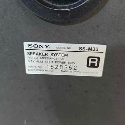 Sony SS-M33 Bookshelf Speakers - Black image 4