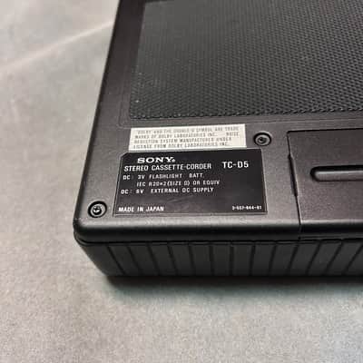 Sony TC-D5 Stereo Portable Cassete Recorder w/Power Supply image 7
