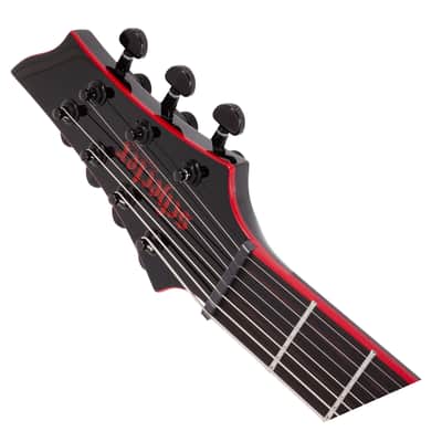 Schecter Sunset-7 Red Dawn 7-String Electric Guitar - Gloss Black - Open Box image 4