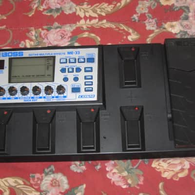 used 2001 Boss ME-33 Guitar Multi Effects (NO box, NO paperwork, NO batteries, NO adapter) light average wear - works fine image 1