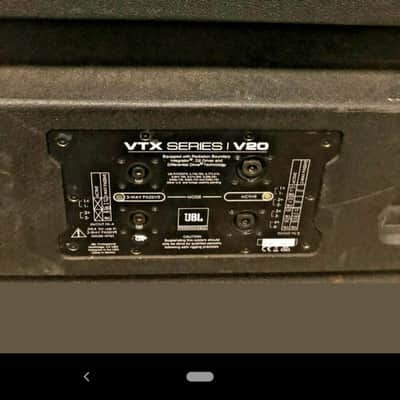(16) JBL VTX V20 Line Array image 4
