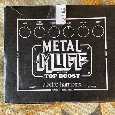 Electro-Harmonix Metal Muff Distortion with Top Boost 2006 - Present - Black image 5