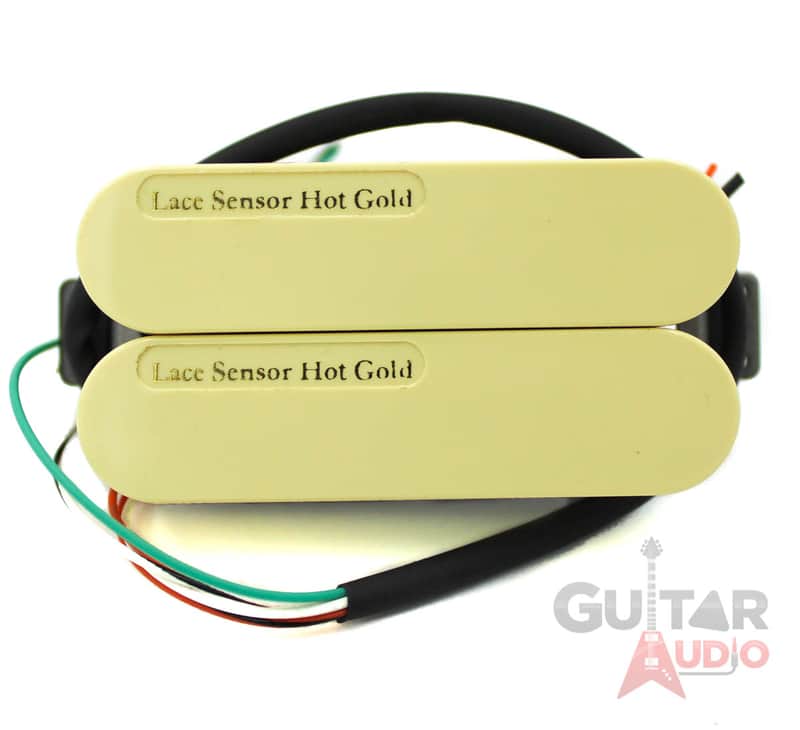 Lace Hot Gold Dually 12k Neck Humbucker Pickup, Cream, 22051-03 image 1