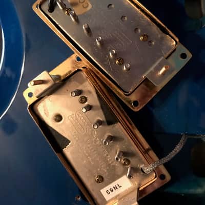 Warmoth Mockingbird Mid 90's - Transblue image 1
