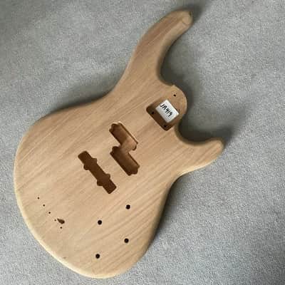 Mahogany Wood 4 String Bass DIY Project Body image 5