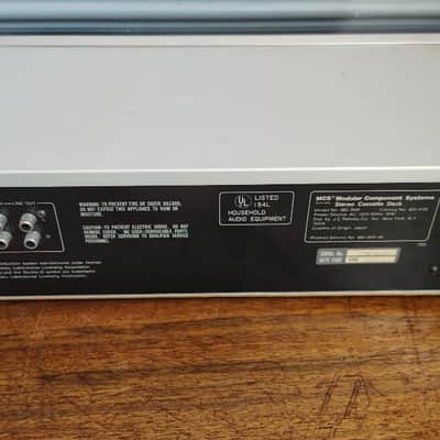 MCS (Modular Component Systems) 3549 cassette deck in excellent condition, serviced in excellent condition, serviced - 1970's image 4