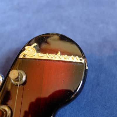 c. 1963 Demian Bizarre MIJ Japanese Guitar. Very early Fujigen. Works, but sold AS-IS image 4