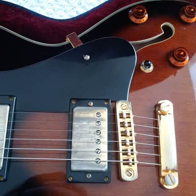 Washburn HB35 Brown Sunburst Made in Japan Hollowbody Bild 4