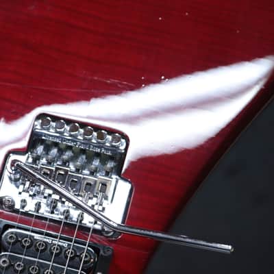 Jackson Kelly KE3 Pro Series Transparent Red Flame Maple Top Electric Guitar w/Bag image 13