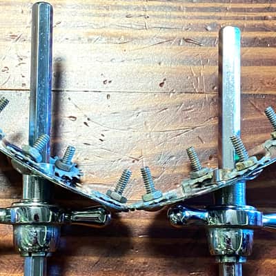 Rogers Swiv-O-Matic Bass Drum Spurs - Complete Set - VG Cond - We Ship Fast! image 4