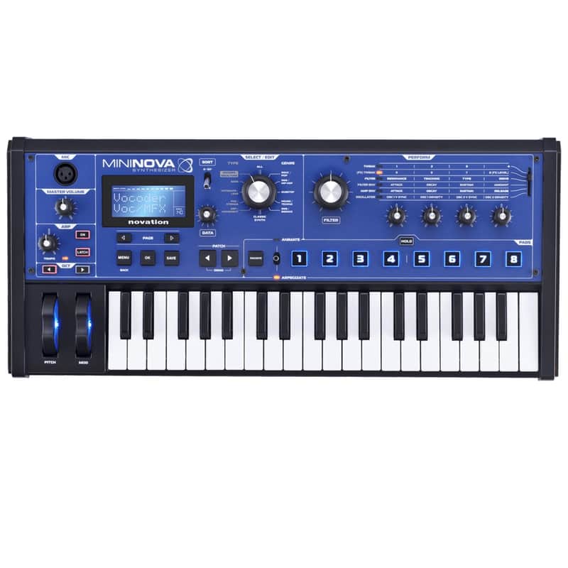 Novation MiniNova Compact 37 Note Synthesizer USB MIDI Keyboard Controller image 1