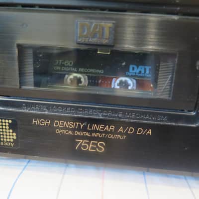 Sony DTC-75ES DAT RECORDER/PLAYER 1990 - METAL/WOOD image 10
