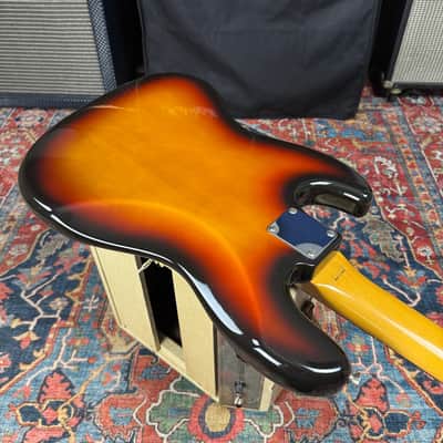 Fender Japan 62 Reissue Jazz Bass JB62 3 Tone Sunburst Fujigen Japan -1993-94 image 14
