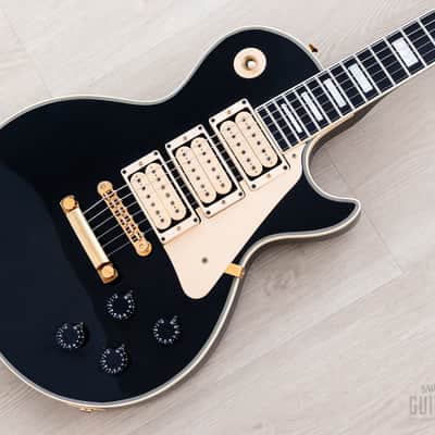 1976 Gibson Les Paul Custom Black Beauty 3 Pickup w/ DiMarzio Super Distortion, Case