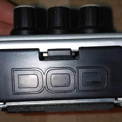 DOD Digitech FX75 Stereo Flanger Analog Rare1990's silver Guitar fx pedal image 2