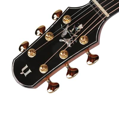 Natasha JC30 (Spruce) - Sitka Spruce and Purpleheart Acoustic Guitar 2023 - Gloss image 6