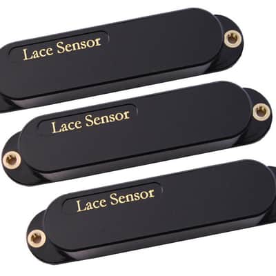 Lace Sensor Gold Strat SSS Set - black image 5