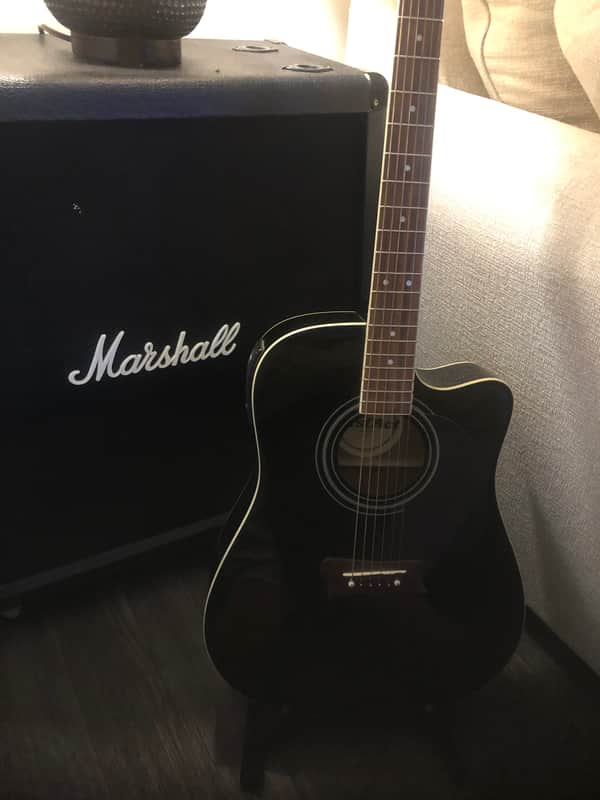 FIRST ACT ELECTRIC ACOUSTIC MG521 2019 BLACK image 1