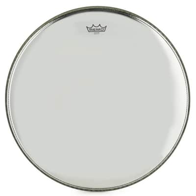 Remo Ambassador Starfire Chrome Bass Drumhead - 22 inch image 2