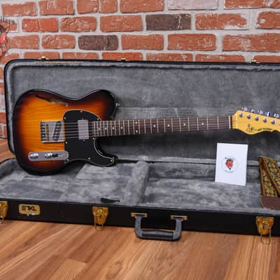 G&L Tribute Series ASAT Classic Bluesboy 3-Tone Sunburst 2017 w/Hard Shell Case image 2