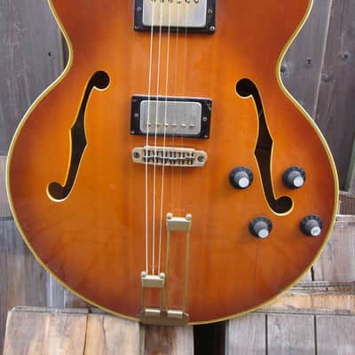 Epiphone Emperor thinline s. 1974 Sunburst image 3