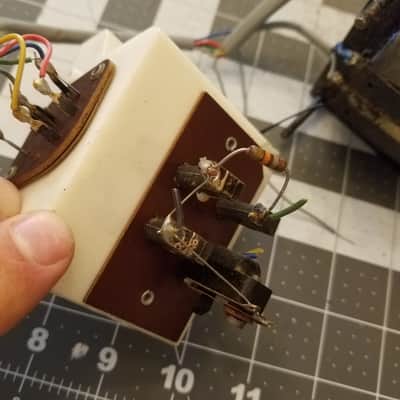 Philips Norelco WT 51094.0 60 Transformer 245-0-245 / 6.3 V Vintage Power EL3515 schematic 220V option Tested Tube Amp Project 1960s image 10