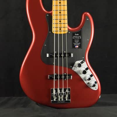 Fender American Ultra II Jazz Bass Sinister Red Maple Fingerboard image 1