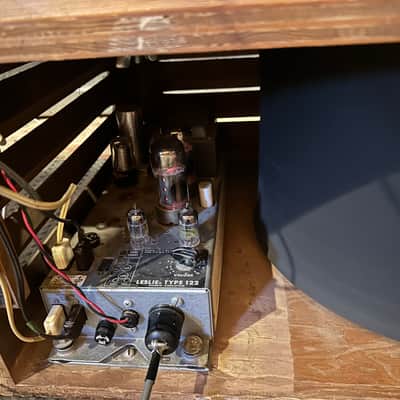 Hammond D Organ circa 1942 with Leslie 122 Speaker circa 1975- Mahogany image 5