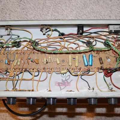 Vintage 1974 Traynor Studio Mate Tube Amp Chassis - Fully Working and Sounding Great!! image 3