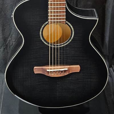 Ibanez AEWC400 Acoustic-Electric Guitar - Transparent Black Sunburst High Gloss 2025 image 1