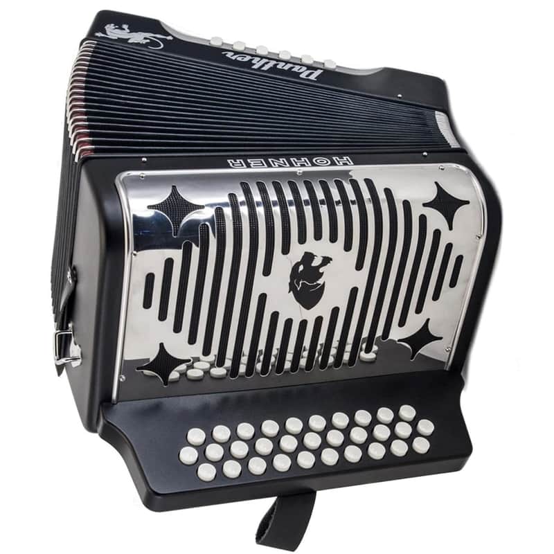 Hohner Panther Diatonic Accordion Black Key of FBbEb image 1