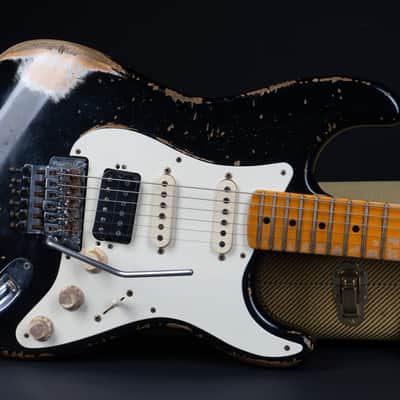 Fender Jason Smith Masterbuilt 1956 Stratocaster Ultimate Retro Floyd 2012 - Black image 19