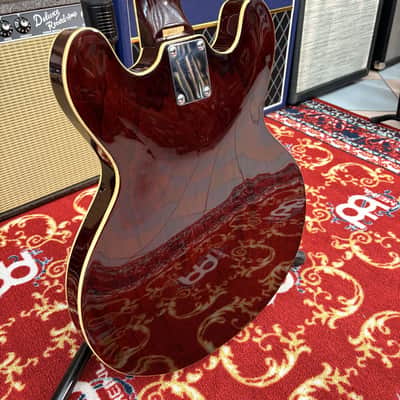 MAISON SA-610 Chitarra Semi-Acustica Transparent Cherry image 9
