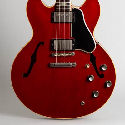 Gibson ES-335TDC Semi-Hollow Body Electric Guitar (1964), ser. #70716, original black hard shell case. image 3