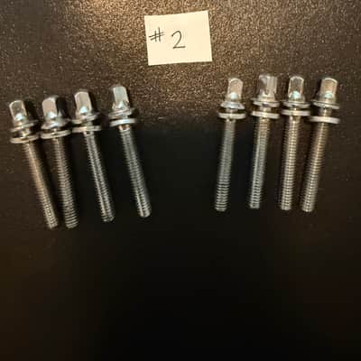 (8) Vintage Camco Snare Drum/Tom/Floor Tom Tension Rods& Chubby Washers #2 image 5