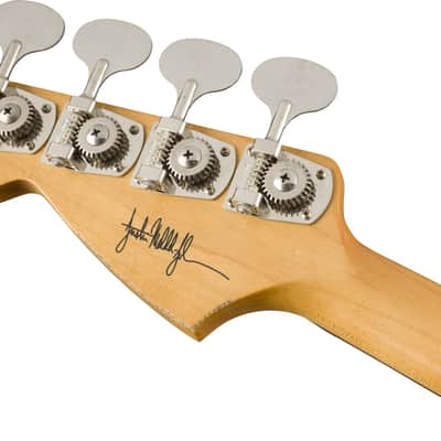 Fender JMJ Road Worn Mustang Bass Faded Daphne Blue Rosewood image 7