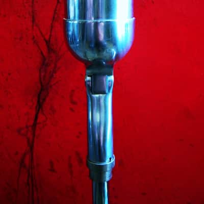 Vintage 1950's Electro-Voice 630 Omnidirectional Dynamic Microphone Hi Z harp mic w cable & rare Cannon XLR adapter 636 644 605 606 image 11