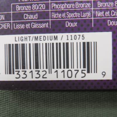 Elixir 11075 Polyweb 80/20 Bronze Acoustic Guitar Strings  - Light/Medium (12-56) image 6