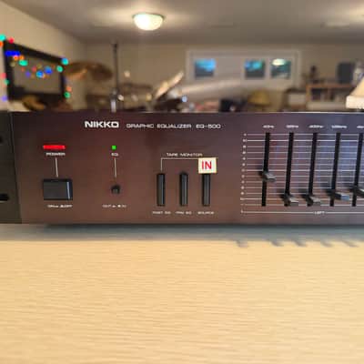 Nikko Graphic Equalizer Model EQ-500 RARE Red Faceplate Rack Mount SERVICED🔥🎶 image 5