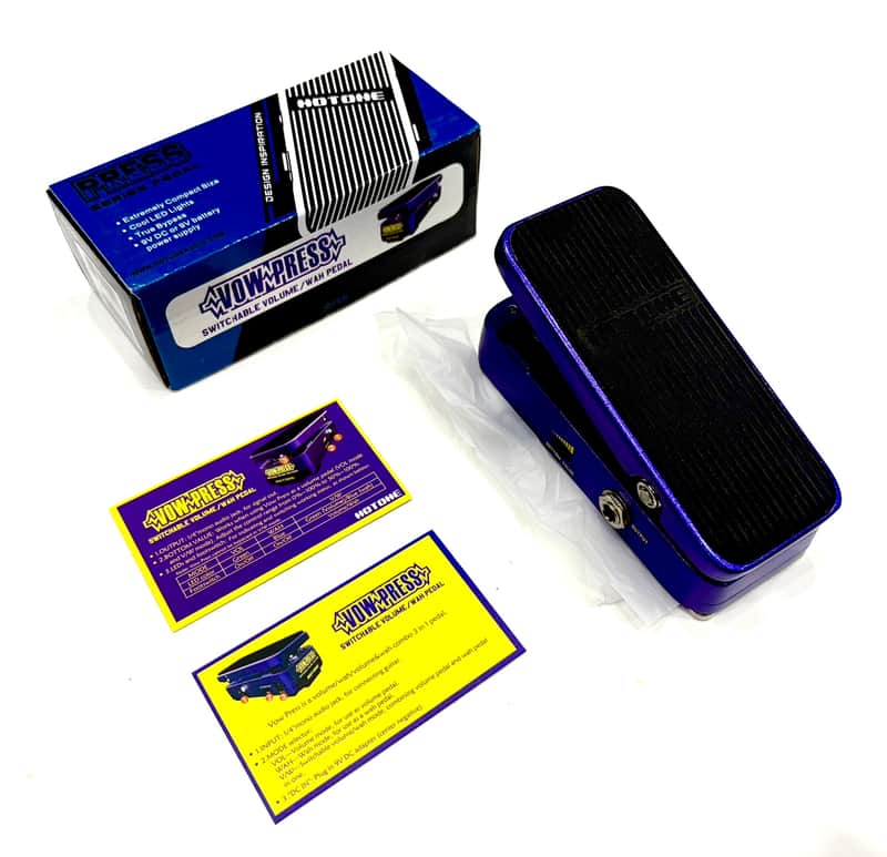 Hotone Vow Press Switchable Volume/Wah 2010s - Purple image 1
