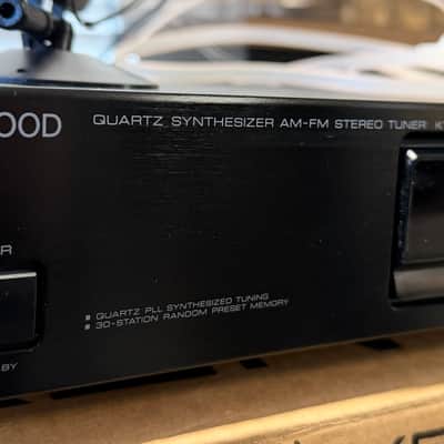 Kenwood KT-592 Quartz Synthesizer AM FM Stereo Tuner with Instructions, AM/FM Antennas Box; Tested SEE VIDEO image 3