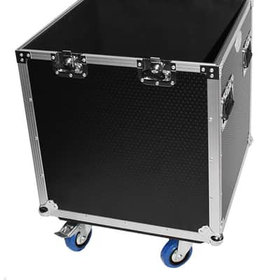 ProX XS-UTL4 Utility Flight Case w/ Black Laminate 4" Casters w/ Caster Dishes image 2