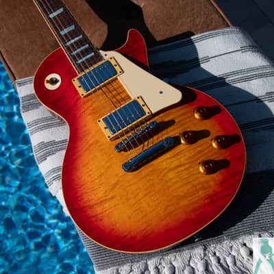 1983 Tokai Love Rock LS-100 - Heritage Cherry Sunburst -'59 Les Paul Standard Copy - Premium Vintage Japan - Pro Set Up w Perfect Frets/Action/Intonation! image 7