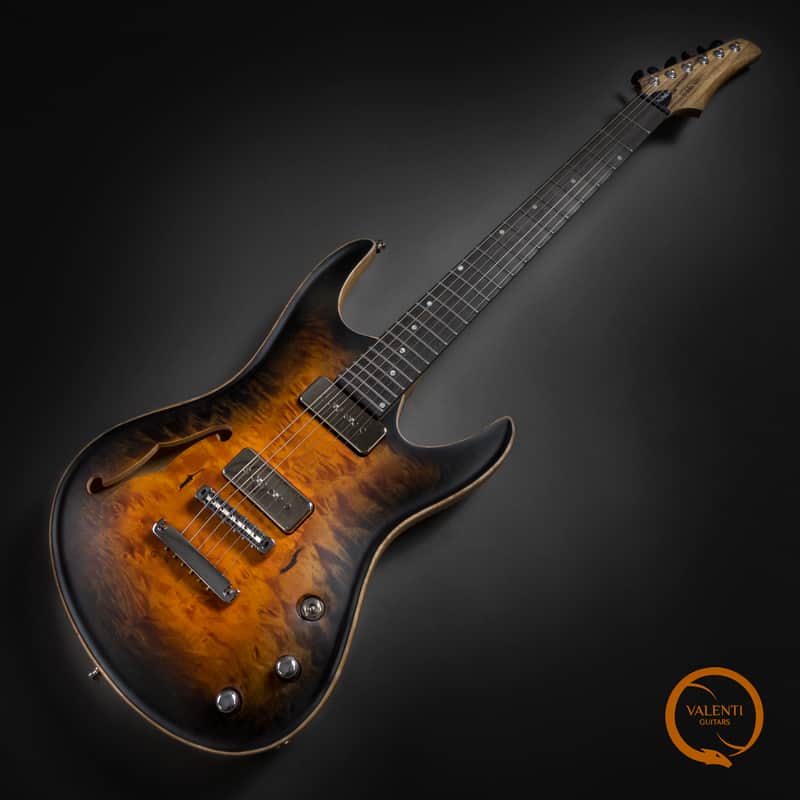 Valenti Guitars - Nebula Carved Semihollow #151 - ExDemo image 1