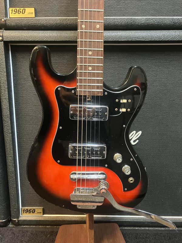 Tiesco Raver MIJ Guitar 1970s - Sunburst image 1